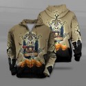 New Orleans Saints 3D Hoodie Halloween