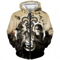 New Orleans Saints 3D Hoodie Horror Sweatshirt