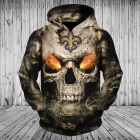 New Orleans Saints 3D Hoodie Hot Skull