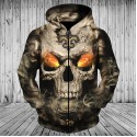 New Orleans Saints 3D Hoodie Hot Skull