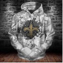 New Orleans Saints 3D Hoodie Ice