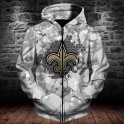 New Orleans Saints 3D Hoodie Ice