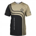 New Orleans Saints 3D Hoodie Line New