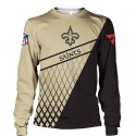 New Orleans Saints 3D Hoodie Net