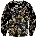 New Orleans Saints 3D Hoodie Team