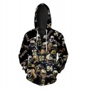 New Orleans Saints 3D Hoodie Team