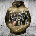 New Orleans Saints 3D Hoodie Three People