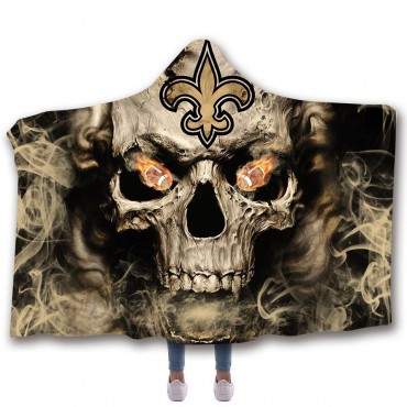 New Orleans Saints Classic 3D Hooded Blanket