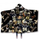 New Orleans Saints Classic 3D Hooded Blanket