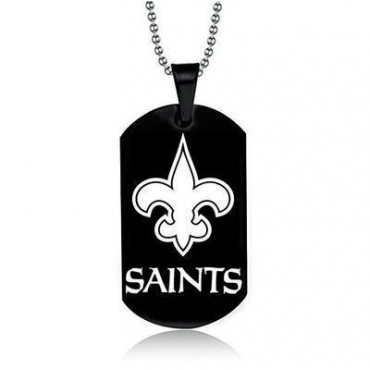 New Orleans Saints Titanium Steel Dog Tag