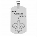 New Orleans Saints Titanium Steel Dog Tag