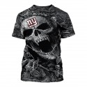 New York Giants 3D Hoodie Black Skull