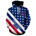 New York Giants 3D Hoodie Classic Flag