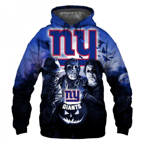 New York Giants 3D Hoodie Horror Sweatshirt