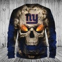 New York Giants 3D Hoodie Hot Skull