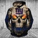 New York Giants 3D Hoodie Hot Skull