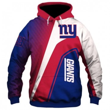 New York Giants 3D Hoodie NY Cool