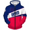 New York Giants 3D Hoodie Purple Sweatshirt