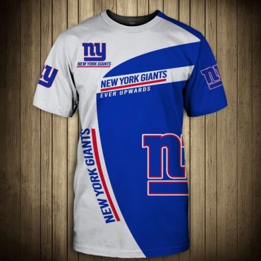 New York Giants 3D Tshirt Cool White