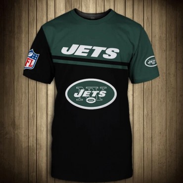 New York Jets 3D Cool Skull Tshirt