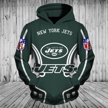 New York Jets 3D Hoodie Classic