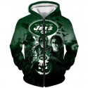 New York Jets 3D Hoodie Horror Sweatshirt