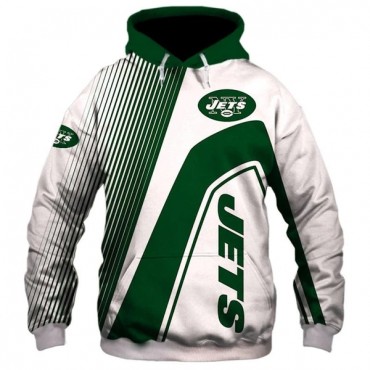 New York Jets 3D Hoodie NYJ Cool