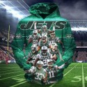 New York Jets 3D Hoodie Team