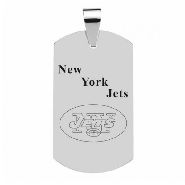 New York Jets Titanium Steel Dog Tag