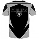 Oakland Raiders 3D Hoodie Classic Grey