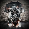 Oakland Raiders 3D Hoodie Cool Skull