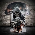 Oakland Raiders 3D Hoodie Cool Skull