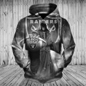 Oakland Raiders 3D Hoodie Death Skull