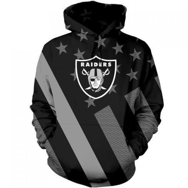 Oakland Raiders 3D Hoodie Flag