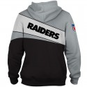 Oakland Raiders 3D Hoodie Grey Sweatshirt