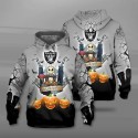 Oakland Raiders 3D Hoodie Halloween