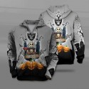 Oakland Raiders 3D Hoodie Halloween