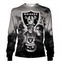 Oakland Raiders 3D Hoodie Horror Sweatshirt