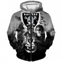 Oakland Raiders 3D Hoodie Horror Sweatshirt