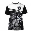 Oakland Raiders 3D Hoodie Skull MVP