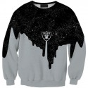 Oakland Raiders 3D Hoodie Starry Sky