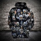 Oakland Raiders 3D Hoodie Unique Oakland Raiders 3D Hoodie Unique