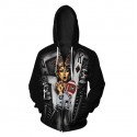 Oakland Raiders 3D Hoodie Unique Poker