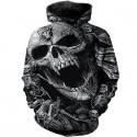 Oakland Raiders 3D Hoodie Unique Skull