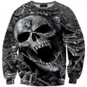 Oakland Raiders 3D Hoodie Unique Skull