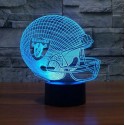 Oakland Raiders 3D LED Light Lamp