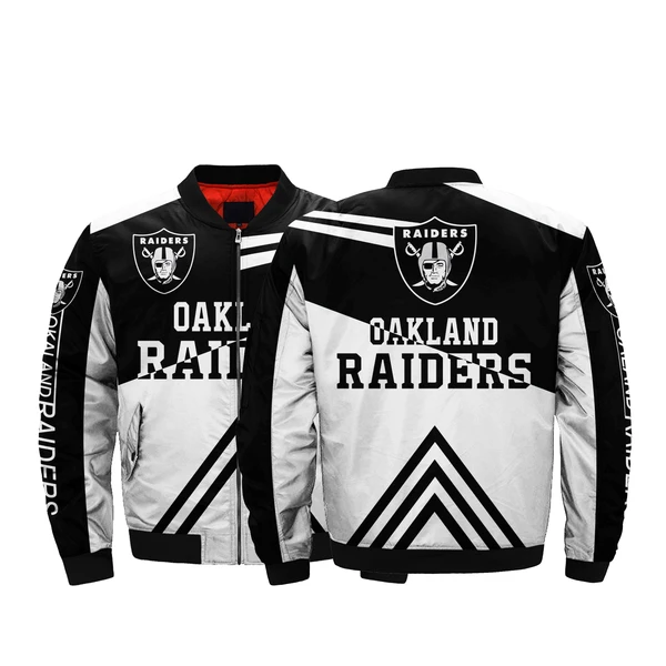 Oakland Raiders Bomber Jacket Or005