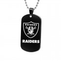 Oakland Raiders Titanium Steel Dog Tag